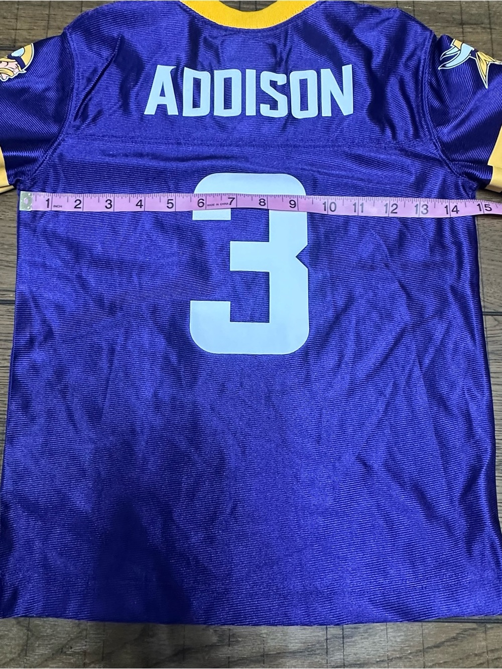 Minnesota Vikings Kids' #3 Purple Football Jersey NWT Youth XS - Picture 4 of 4